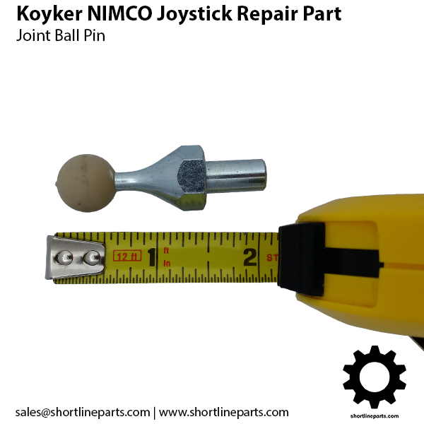 Short Line Parts Koyker, Westendorf, TYM, Massey Ferguson, Quickie, NH, and  Bush Hog Loader Joystick Joint Ball Pin Repair Part - NIMCO Parts for  Koyker Front End Loaders - Joystick Kits